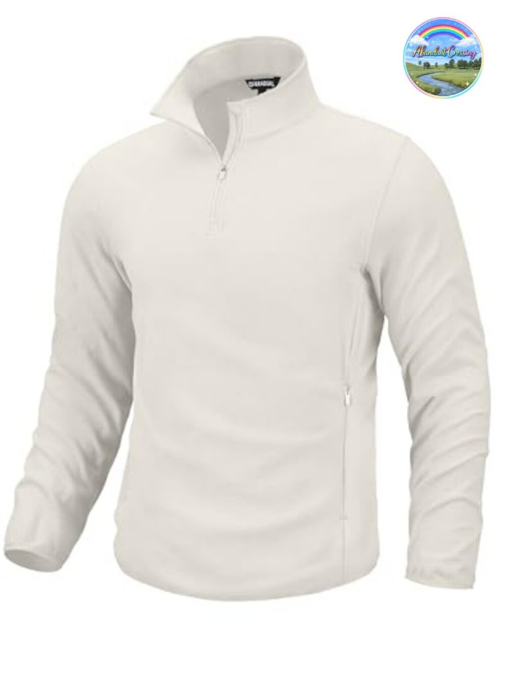 Men's 1/4 Zip Fleece Pullover Sweatshirt with Pockets Golf Mid Layer